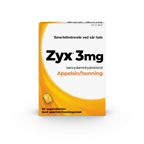 Appelsin & Honning 20 sugetabletter